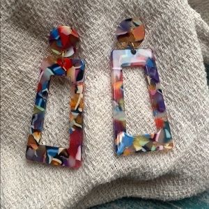 New Colorful Boho Chic Resin Earrings 🦋 3/$25